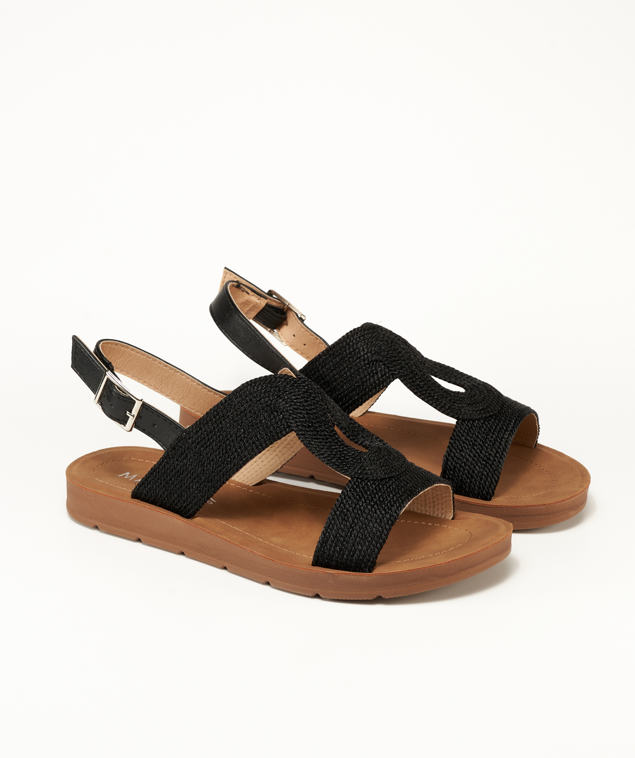 Sandalias planas multitrenzas